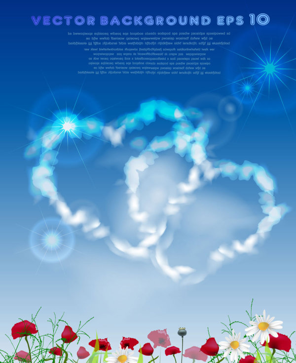 Beautiful flyers 04 - vector material